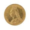 1892 Victoria Half Sovereign Coin