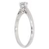 9ct White Gold 0.25ct Diamond Solitaire Ring