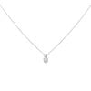 18ct White Gold 0.35ct Brilliant Cut Diamond Solitaire Pendant And Chain 18"