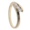 9ct Yellow Gold 0.25ct Brilliant Cut Diamond Trilogy Ring