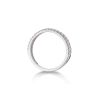 9ct White Gold 2 Row 0.50ct Diamond Ring