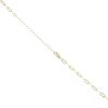 Silver Gold Plated Cubic Zirconia Chain 18"