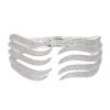 14ct White Gold 5.00ct Brilliant Cut Diamond Bangle