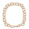 9ct Yellow Gold Patterned and Plain Belcher Bracelet 9.5"
