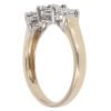 9ct Yellow Gold 0.25ct Brilliant Cut Diamond Trilogy Ring
