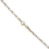9ct Yellow And White Gold Fancy Chain 18"