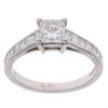 Platinum 1.20ct Princess Cut Diamond Solitaire Ring