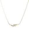 14ct Yellow Gold 0.20ct Diamond Necklace 16"