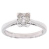 18ct White Gold 0.60ct Princess Cut Diamond Solitaire Ring