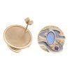 9ct Yellow Gold Multi-Gemstone Clogau Stud Earrings