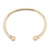 9ct Yellow Gold Solid Torque Bangle