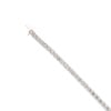 9ct White Gold 5.75ct Diamond Tennis Bracelet 7"