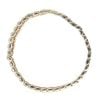9ct Yellow Gold Cubic Zirconia Watch Style Strap Bracelet 8"