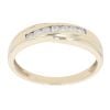 9ct Yellow Gold 0.15ct Diamond Half Eternity Ring