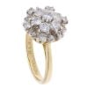 18ct Yellow Gold 1.00ct Brilliant Cut Diamond Cluster Ring