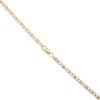 18ct Yellow White And Rose Gold Fancy Chain 24"