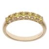 9ct Yellow Gold Yellow Topaz Eternity Ring