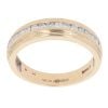 9ct Yellow Gold 0.25ct Brilliant Cut Diamond Half Eternity Ring
