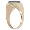 9ct Yellow Gold Hematite Centurion Signet Ring