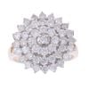 9ct Yellow Gold 2.00ct Brilliant Cut Diamond Cluster Ring