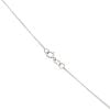 18ct White Gold 0.35ct Brilliant Cut Diamond Solitaire Pendant And Chain 18"