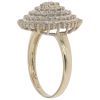 9ct Yellow Gold 1.00ct Brilliant Cut Diamond Cluster Ring