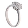 18ct White Gold 1.00ct Brilliant Cut Diamond Cluster Ring