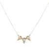 18ct Yellow, White And Rose Gold Fancy Necklace 18"