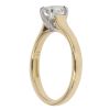 18ct Yellow Gold 0.50ct Princess Cut Diamond Solitaire Ring