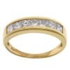 18ct Yellow Gold 0.90ct Princess Cut Diamond Eternity Ring