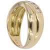 18ct Yellow Gold 0.50ct Brilliant Cut Diamond Crossover Ring