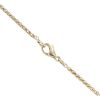 18ct Yellow And White Gold 0.30ct Brilliant Cut Diamond And Sapphire Cluster Pendant And Chain 16"