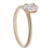 14ct Yellow Gold 0.70ct Oval Cut Diamond Solitaire Ring