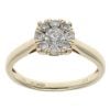 9ct Yellow Gold 0.50ct Brilliant Cut Diamond Cluster Ring