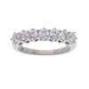 9ct White Gold Cubic Zirconia Eternity Ring