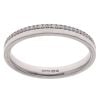 18ct White Gold 0.20ct Brilliant Cut Diamond Half Eternity Ring