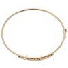 9ct Yellow Gold Patterned Crossover Bangle