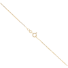 18ct Yellow Gold 0.05ct Diamond And Pearl Chain 16"