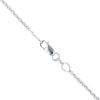 9ct White Gold 0.50ct Baguette And Brilliant Cut Diamond Cluster Pendant And Chain 20"