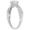 9ct White Gold Cubic Zirconia Single Stone Ring