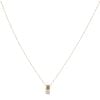 18ct Yellow Gold 0.15ct Diamond Cluster Pendant and Chain 18"
