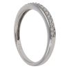 9ct White Gold 0.14ct Diamond Half Eternity Ring