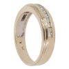 9ct Yellow Gold 0.25ct Brilliant Cut Diamond Half Eternity Ring