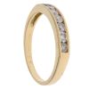 18ct Yellow Gold 0.50ct Brilliant Cut Diamond Half Eternity Ring