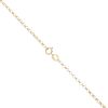 14ct Yellow Gold 0.05ct Diamond and Opal Fancy Cluster Pendant and Chain 18"