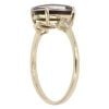 9ct Yellow Gold Cubic Zirconia and Opal Triplet Dress Ring