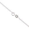 9ct White Gold 0.15ct Diamond And Blue Topaz Cluster Pendant And Chain 18"