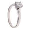 18ct White Gold 0.54ct Brilliant Cut Diamond Solitaire Ring
