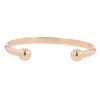 9ct Yellow Gold Plain Torque Bangle