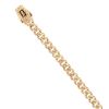 14ct Yellow Gold Monaco Classic Flex Lock Curb Bracelet 7"